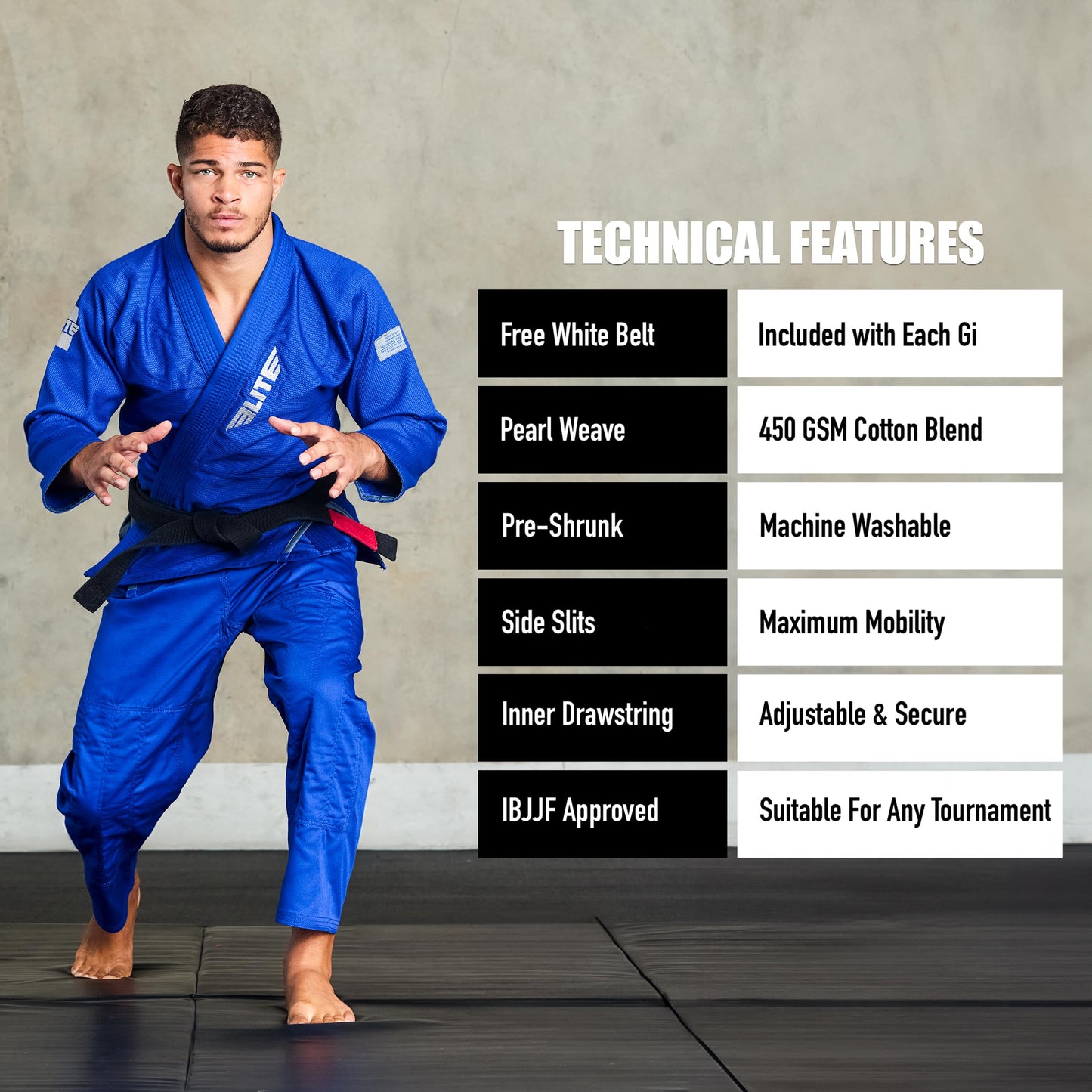 Elite Sports™ BJJ Gi – Train Hard. Comp Ready. Built for the Grind.
