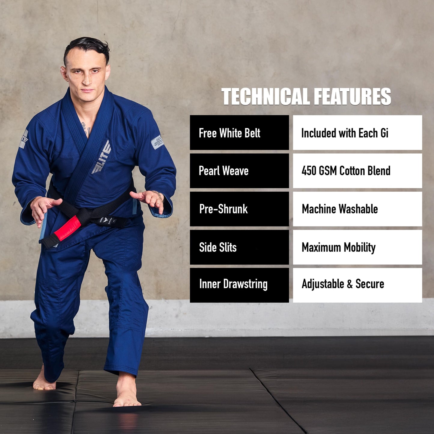 Elite Sports™ BJJ Gi – Train Hard. Comp Ready. Built for the Grind.